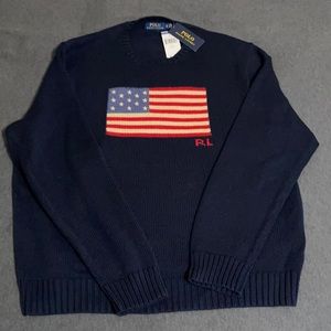 NWT American Flag sweater from Polo Ralph Lauren